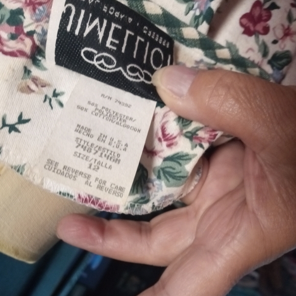 Vintage Jim Elliot Floral Dress - Picture 8 of 10